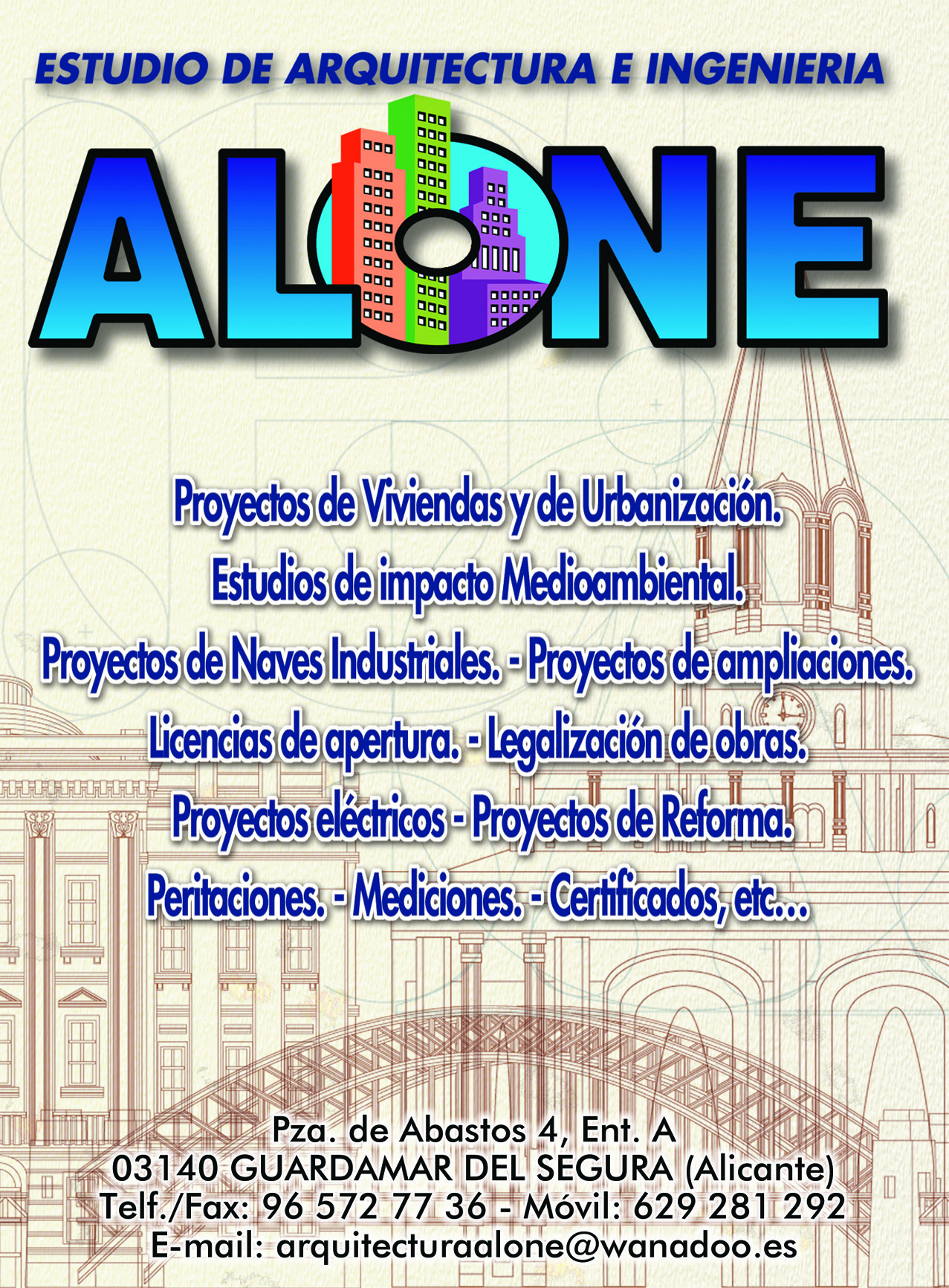 Publicidad Arquitectura ALONE